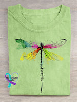 Warrior Cancer Awareness Art Print V-Neck Casual T-Shirt T-Shirt / S