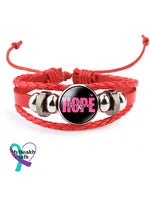 Weaving Pink Ribbon Bracelet (Scalable)