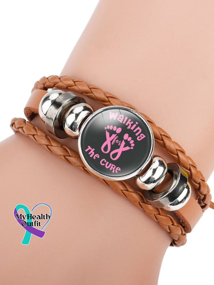 Weaving Pink Ribbon Bracelet (Scalable) Picture 2 / One-Size