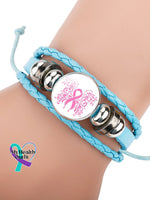 Weaving Pink Ribbon Bracelet (Scalable) Picture 3 / One-Size