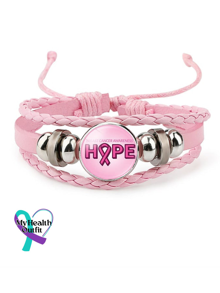 Weaving Pink Ribbon Bracelet (Scalable) Picture 8 / One-Size