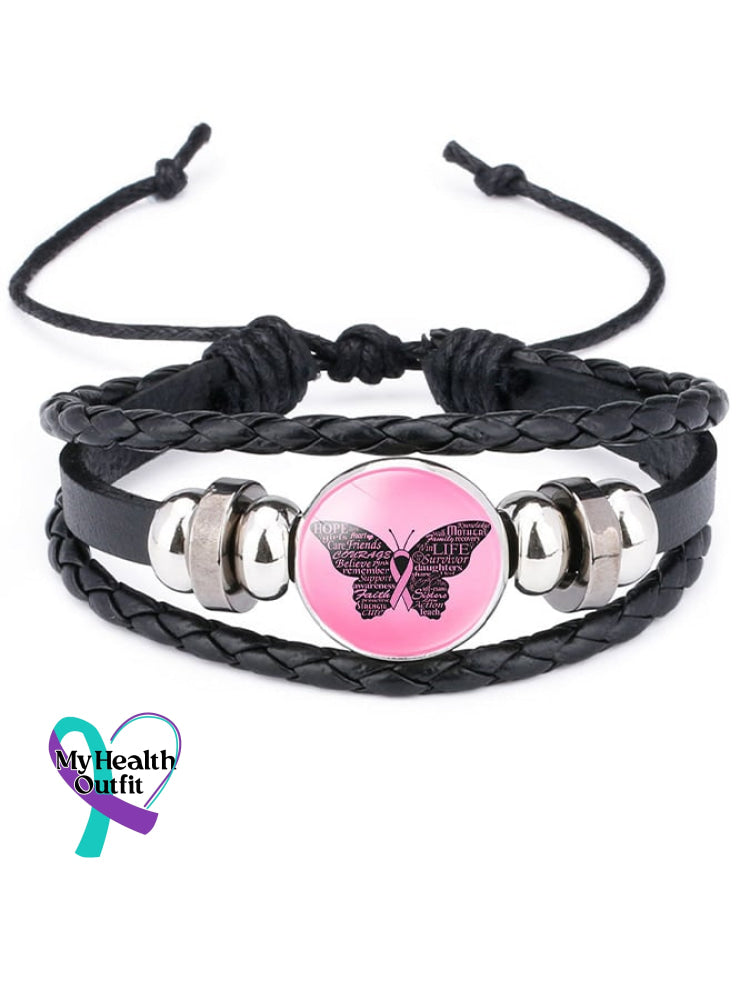 Weaving Pink Ribbon Bracelet (Scalable) Picture 9 / One-Size