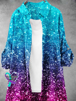 Women’ Gradient Art Print Dress