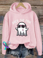 Women’s Back The Pink Breast Cancer Awareness Casual Hoodie Light / S