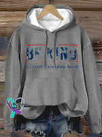 Women’s Be Kind It’s Really Not That Hard Print Hoodie Light Grey / S