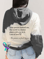 Women’s Be Kind Print Pocket Casual Hoodies