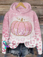 Women’s Breast Cancer Awareness V-Neck Casual T-Shirt Hoodie / S