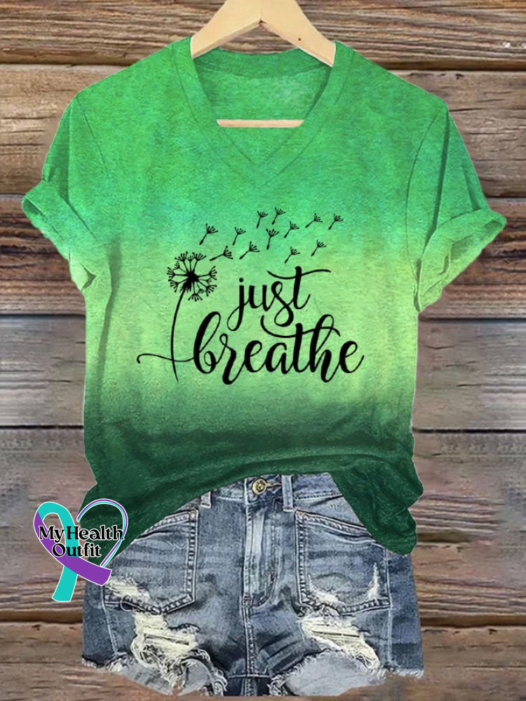 Women’s Just Breathe T-Shirt Picture 2 / S