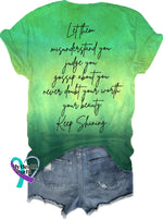 Women’s Let Them Misunderstand You Keep Shining Print T-Shirt