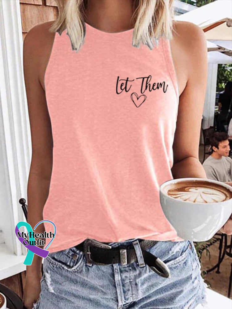 Women’s Let Them Print Casual Tank Top
