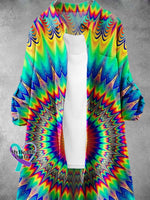 Women’s Rainbow Gradient Lgbt Pattern Art Print Dress