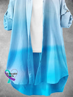 Women’s Sky Gradient Art Print Dress