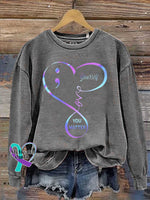 You Matter Suicide Prevention Awareness Casual Sweatshirt Grey / S