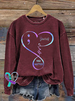 You Matter Suicide Prevention Awareness Casual Sweatshirt Red / S