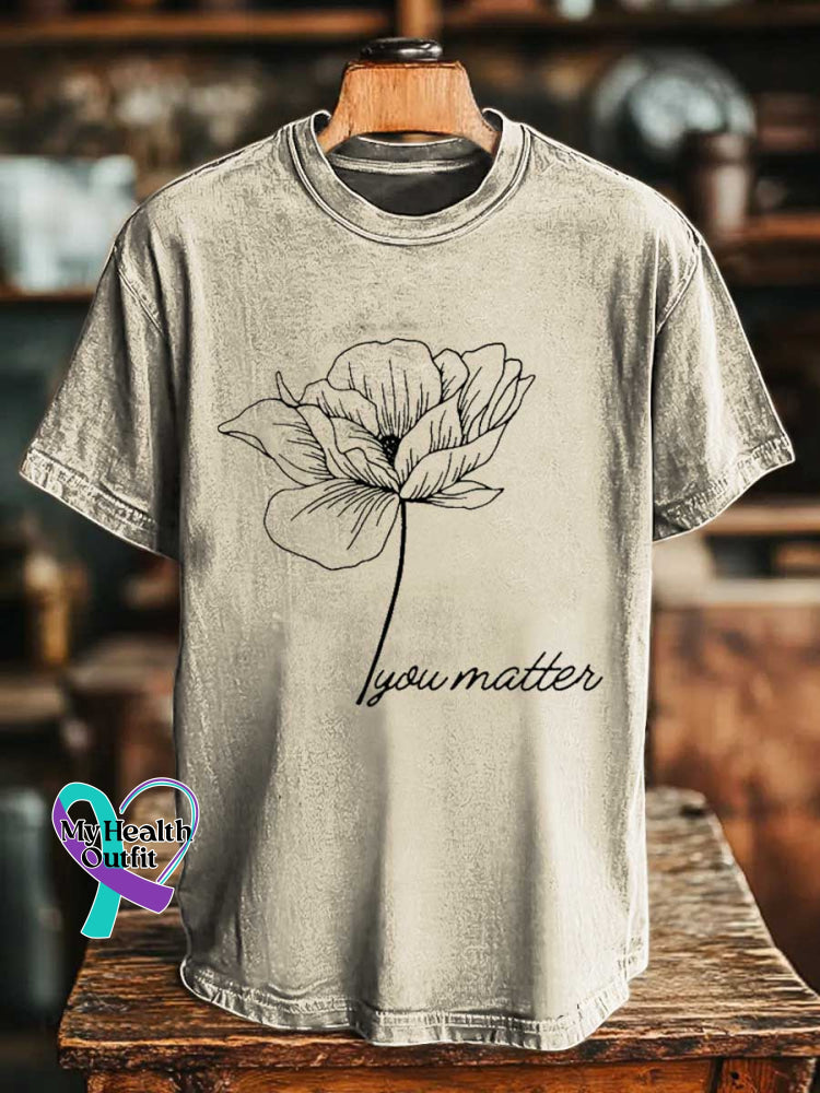 You Matter T-shirt Sand / S