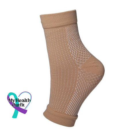 [50% Off] Stunor Dr.neuropathy Socks Natural&White / S/M(34-39)