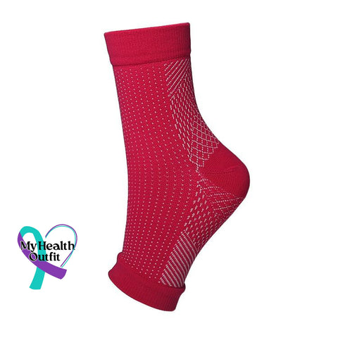 [50% Off] Stunor Dr.neuropathy Socks Red&White / S/M(34-39)
