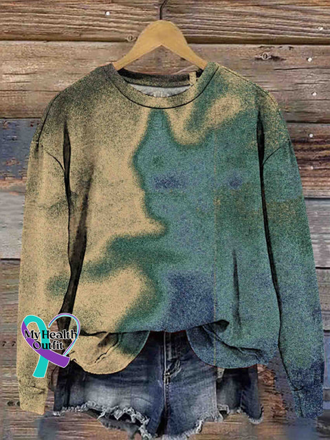 Abstract Art Sweatshirt Multicolor / S