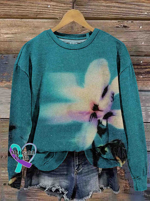 Abstract Flora Art Sweatshirt Multicolor / S
