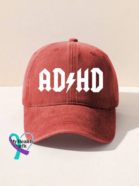 Adhd Print Hats Orange / Onesize