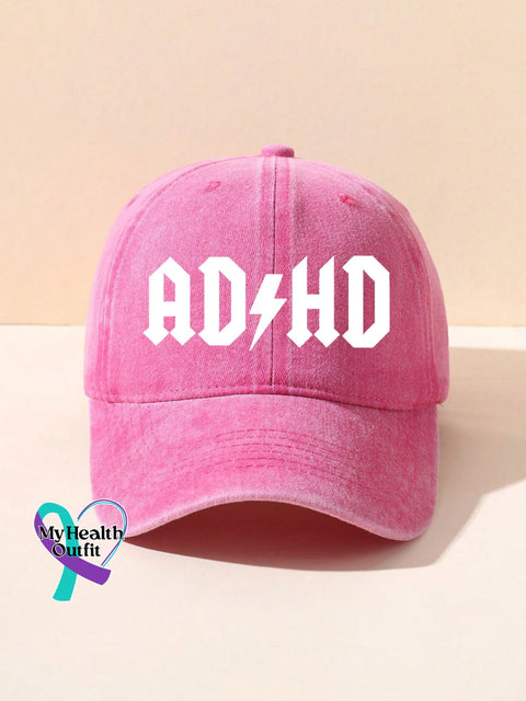 Adhd Print Hats Pink / Onesize