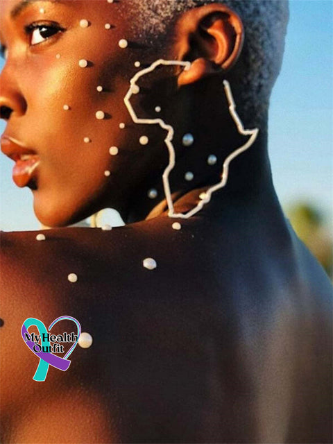 Africa Map Earrings Charmed Hoop Reggae