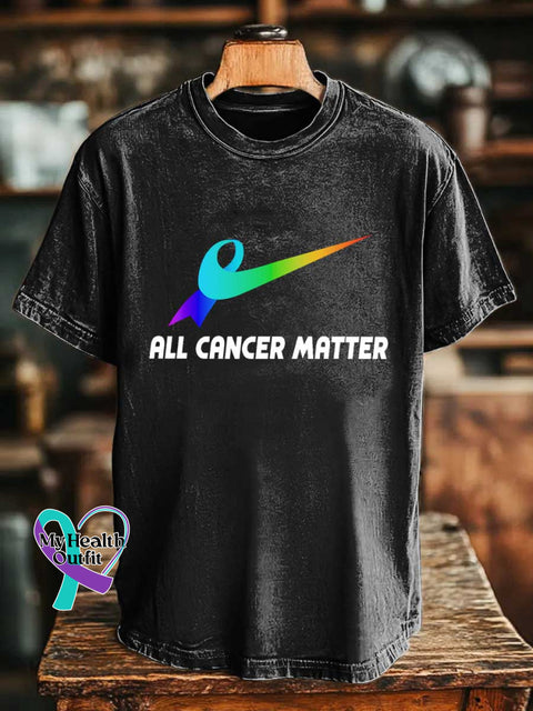 ALL CANCER MATTER T-shirt Black / S