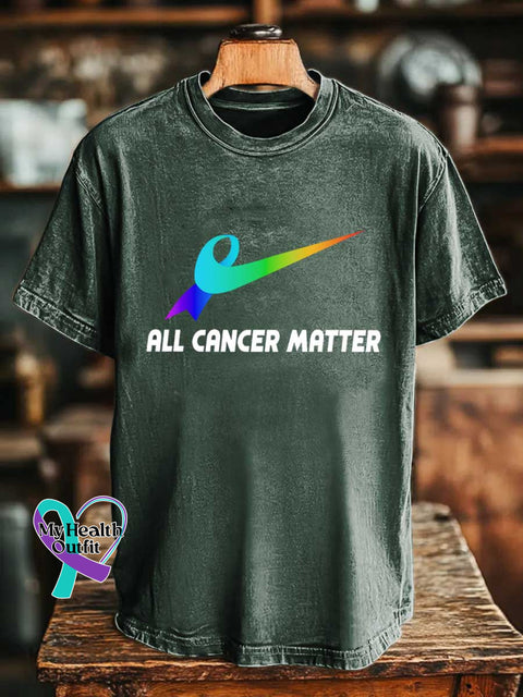 ALL CANCER MATTER T-shirt Green / S