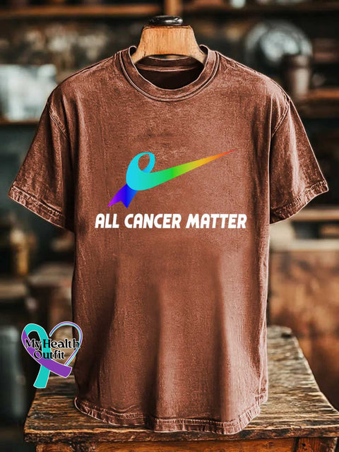 ALL CANCER MATTER T-shirt Orange / S