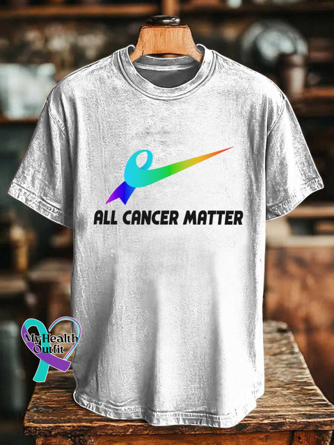ALL CANCER MATTER T-shirt White / S