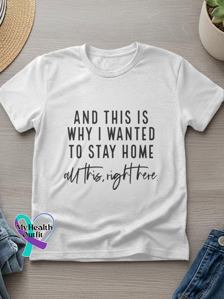 All This Right Here Art Casual T-Shirt White / S