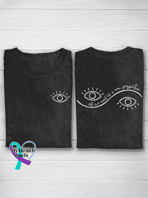 All We Need Is A New Perspective T-shirt Black / S