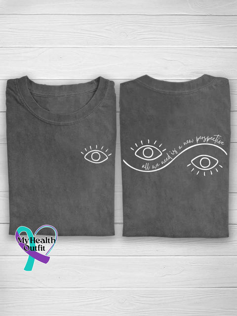 All We Need Is A New Perspective T-shirt Grey / S