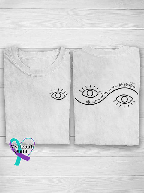 All We Need Is A New Perspective T-shirt White / S