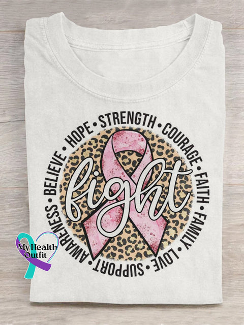 Always Hope Red Ribbon Commemorative T-Shirt White / S