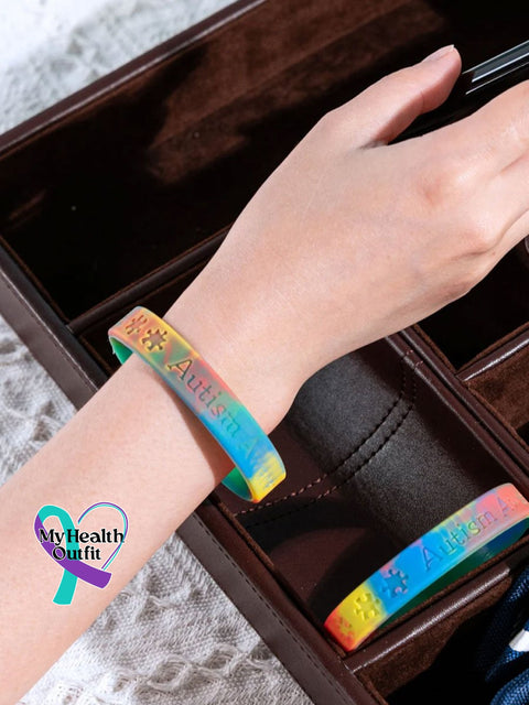 Autism Awareness Silicone Bracelet Wristbands