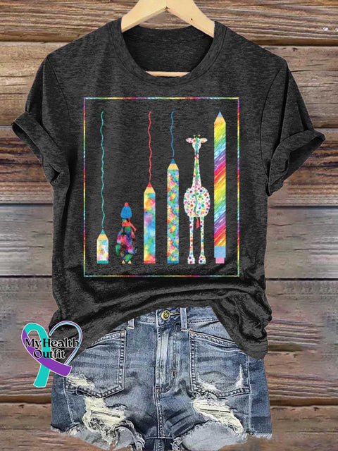 Autism Awareness T-shirt Black / S