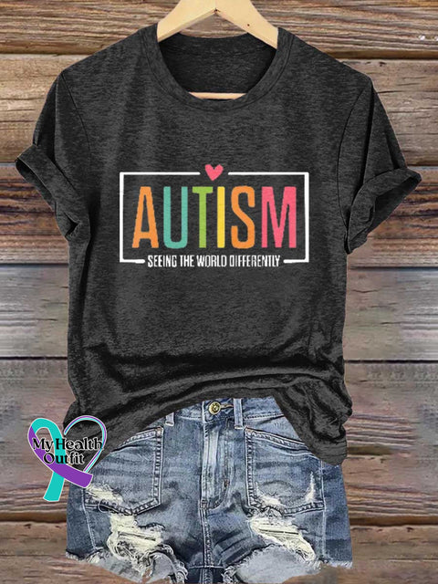 Autism Awareness T-shirt Black / S