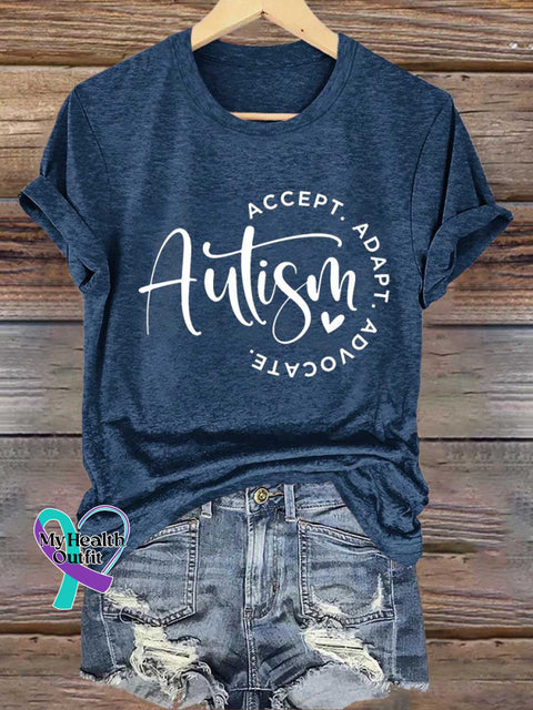 Autism Awareness T-shirt Blue / S