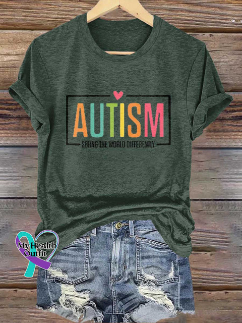 Autism Awareness T-shirt Green / S