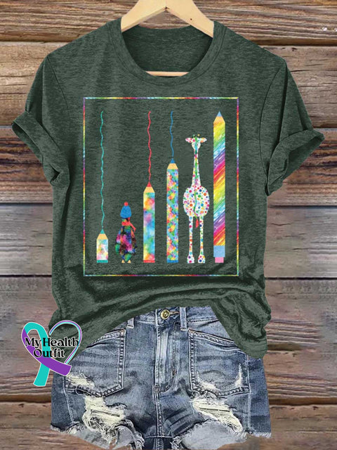 Autism Awareness T-shirt Green / S