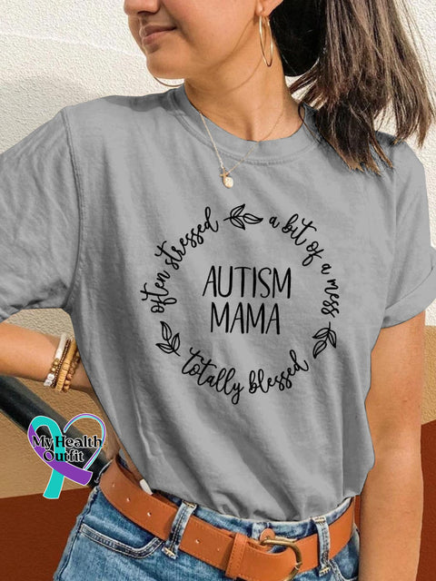 Autism Awareness T-Shirt Grey / S