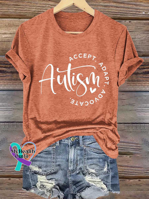 Autism Awareness T-shirt Orange / S