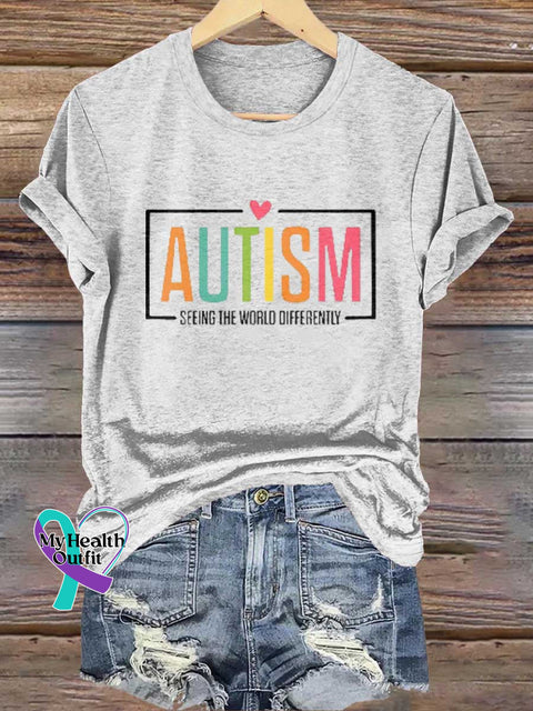 Autism Awareness T-shirt White / S