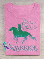 Be A Warrior Not Worrier，Don’t Be Afraid Of Breast Cancer Pink / S