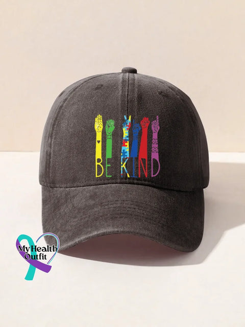 Be Kind Baseball Cap Grey / Onesize