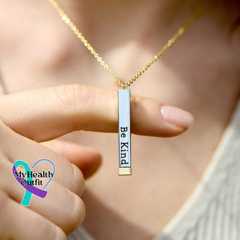 Be Kind...of A Bi♥︎Ch-Hidden Message Necklace
