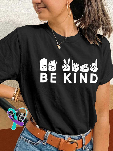 BE KIND T-shirt Black / S