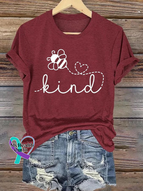 Be Kind T-Shirt Dark Red / S