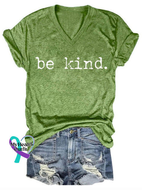 Be Kind T-Shirt Lightgreen / S
